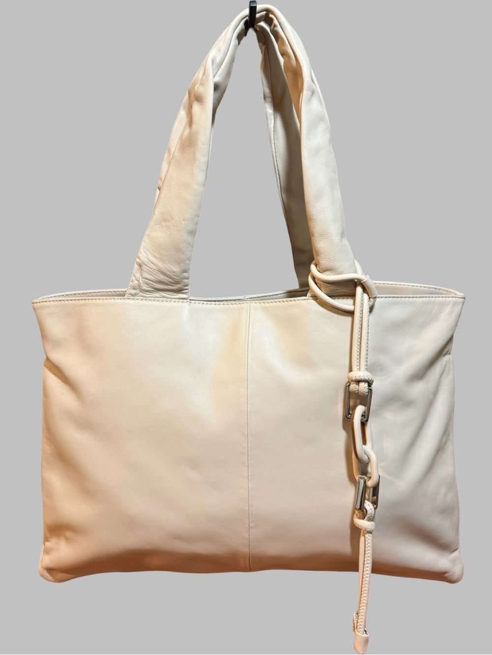 NWT Vince Camuto Brant Leather Tote Bag – Chic Cream / Sago